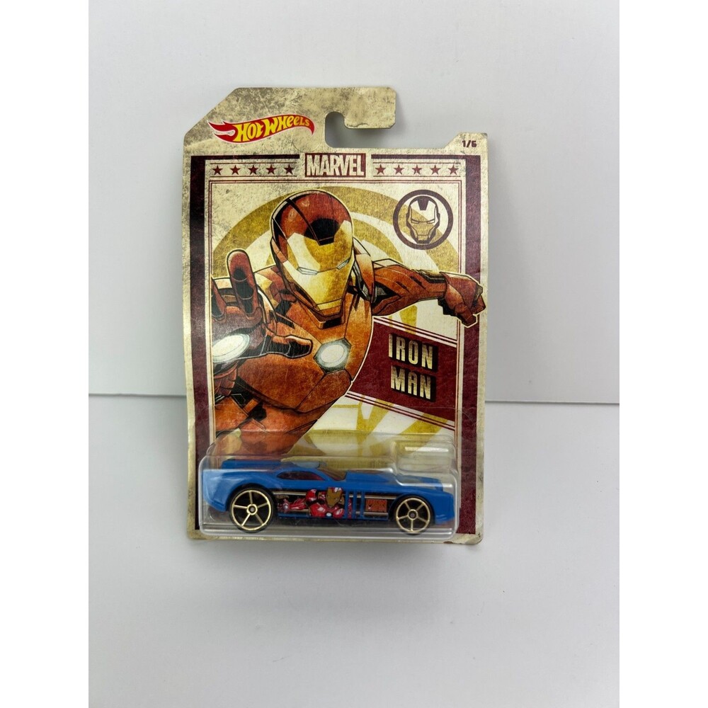 2018 Hot Wheels Marvel Iron Man The Gov'ner 1/6 Diecast Car GDG83 FYY60 New